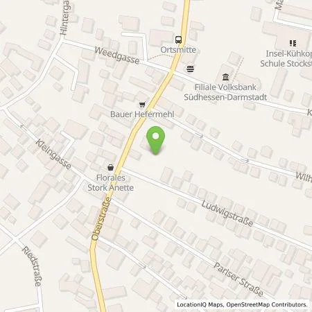 Standortübersicht der Tankstelle Mainzer Stadtwerke AG in 64569 Nauheim