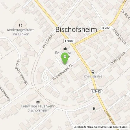 Standortübersicht der Tankstelle Mainzer Stadtwerke AG in 65474 Bischofsheim
