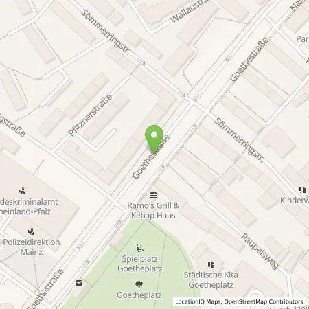 Standortübersicht der Tankstelle Mainzer Stadtwerke AG in 55118 Mainz
