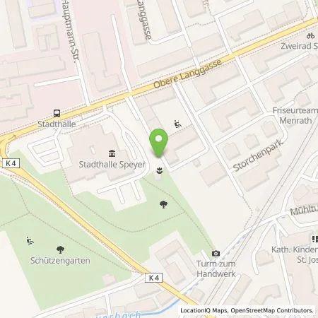 Standortübersicht der Tankstelle Verkehrsbetriebe Speyer GmbH in 67346 Speyer