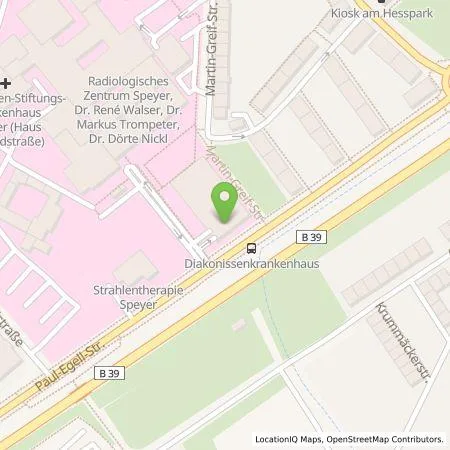 Standortübersicht der Tankstelle Verkehrsbetriebe Speyer GmbH in 67346 Speyer