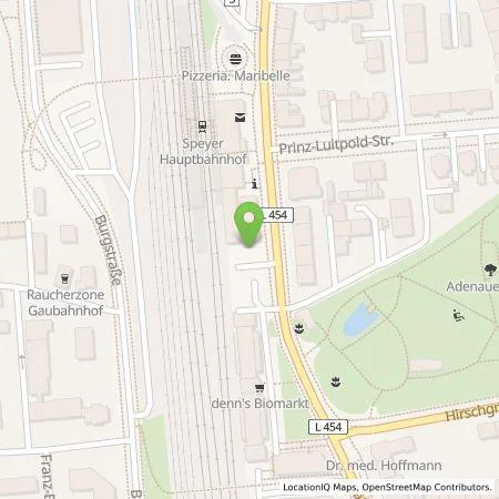 Standortübersicht der Tankstelle Verkehrsbetriebe Speyer GmbH in 67346 Speyer