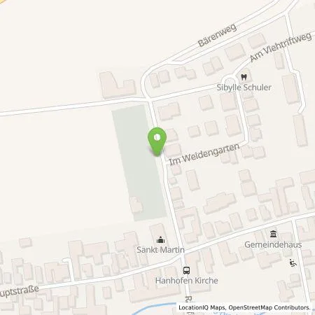 Standortübersicht der Tankstelle Verkehrsbetriebe Speyer GmbH in 67374 Hanhofen