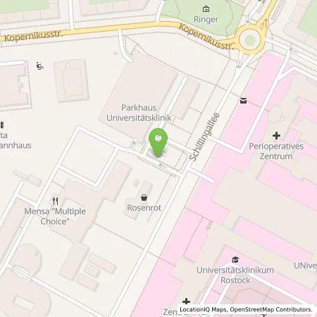 Standortübersicht der Tankstelle Stadtwerke Rostock AG in 18057 Rostock