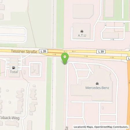 Standortübersicht der Tankstelle Stadtwerke Rostock AG in 18055 Rostock