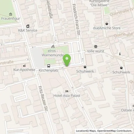 Standortübersicht der Tankstelle Stadtwerke Rostock AG in 18119 Rostock