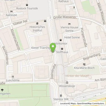 Standortübersicht der Tankstelle Stadtwerke Rostock AG in 18055 Rostock