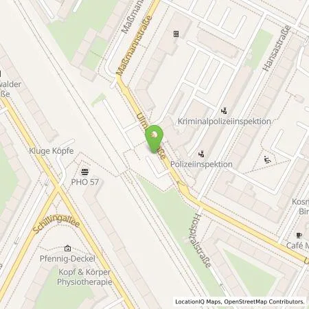 Standortübersicht der Tankstelle Stadtwerke Rostock AG in 18057 Rostock