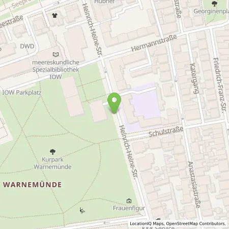 Standortübersicht der Tankstelle Stadtwerke Rostock AG in 18119 Warnemünde