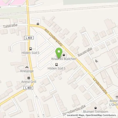 Standortübersicht der Tankstelle Neue Energien Hilden GmbH in 40723 Hilden