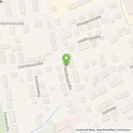 Standortübersicht der Tankstelle Neue Energien Hilden GmbH in 40721 Hilden