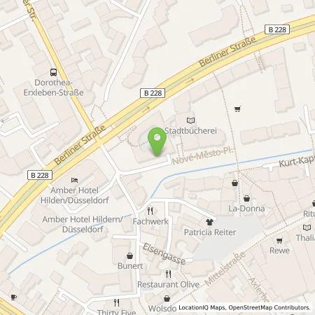 Standortübersicht der Tankstelle Neue Energien Hilden GmbH in 40721 Hilden