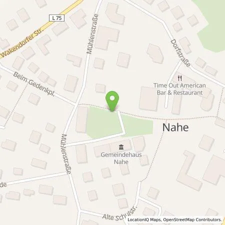 Standortübersicht der Tankstelle HanseWerk AG in 23866 Nahe