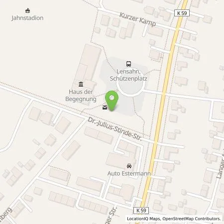 Standortübersicht der Tankstelle HanseWerk AG in 23738 Lensahn