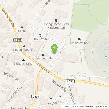 Standortübersicht der Tankstelle HanseWerk AG in 25712 Burg