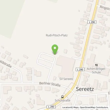 Standortübersicht der Tankstelle HanseWerk AG in 23611 Sereetz