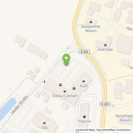 Standortübersicht der Tankstelle HanseWerk AG in 25761 Büsum