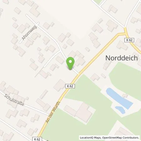 Standortübersicht der Tankstelle HanseWerk AG in 25764 Norddeich