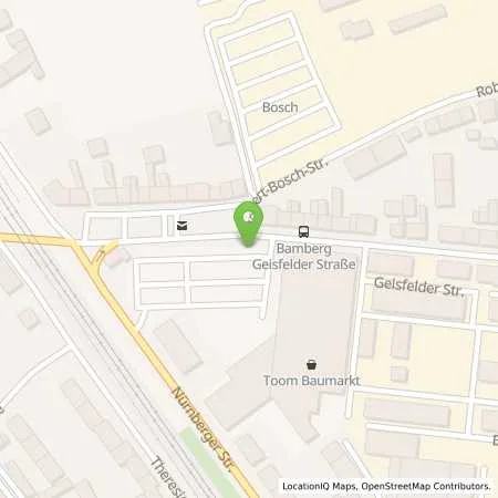 Standortübersicht der Tankstelle innogy eMobility Solutions GmbH in 96050 Bamberg