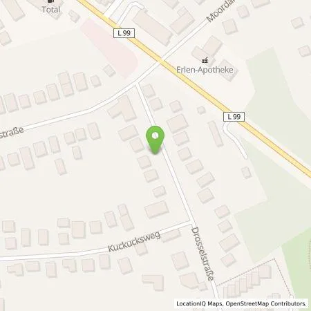 Standortübersicht der Tankstelle HanseWerk AG in 25462 Rellingen