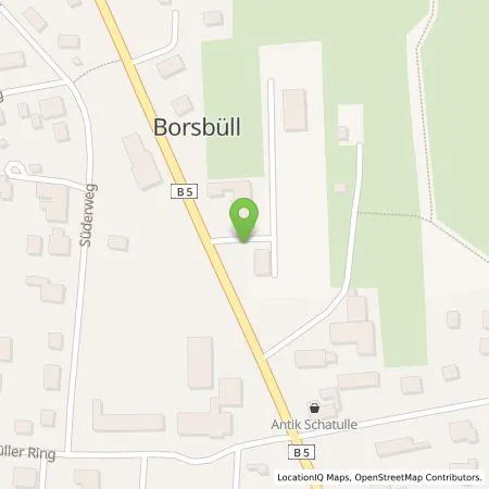 Standortübersicht der Tankstelle HanseWerk AG in 25821 Breklum