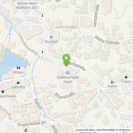 Standortübersicht der Tankstelle Stadtwerke Soest Energiedienstleistungs GmbH in 59494 Soest