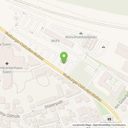 Standortübersicht der Tankstelle Stadtwerke Soest Energiedienstleistungs GmbH in 59494 Soest