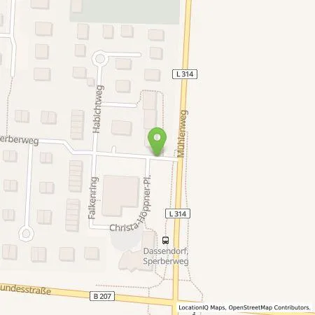 Standortübersicht der Tankstelle Regioladen+ GmbH & Co.KG in 21521 Dassendorf