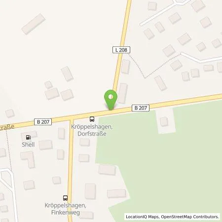 Standortübersicht der Tankstelle Regioladen+ GmbH & Co.KG in 21529 Kröppelshagen