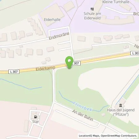 Standortübersicht der Tankstelle Fritz Feldmann GmbH & Co. KG in 24220 Flintbek