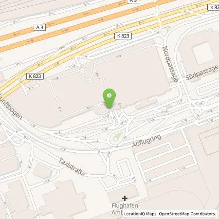 Standortübersicht der Tankstelle Fraport AG in 60549 Frankfurt am Main