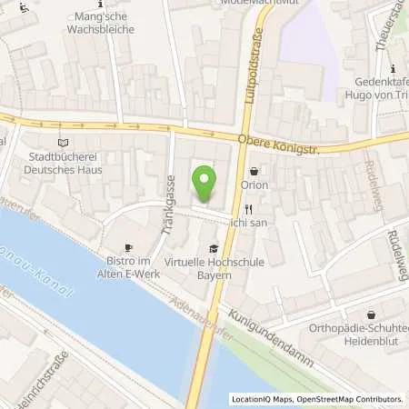 Standortübersicht der Tankstelle Stadtwerke Bamberg Verkehrs- und Park GmbH in 96050 Bamberg