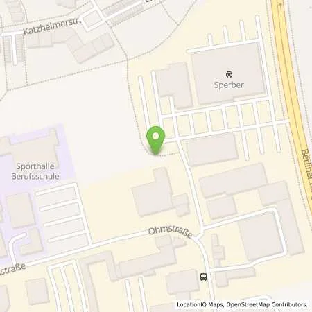 Standortübersicht der Tankstelle Autohaus Sperber GmbH & Co. KG in 96050 Bamberg