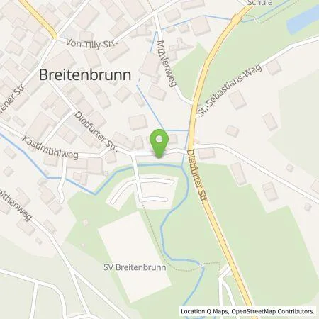 Standortübersicht der Tankstelle Energielösung GmbH in 92363 Breitenbrunn