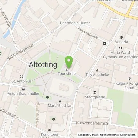 Standortübersicht der Tankstelle Energielösung GmbH in 84503 Altötting