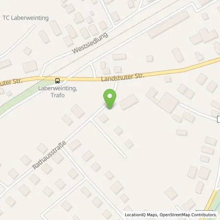 Standortübersicht der Tankstelle Energielösung GmbH in 84772 Laberweinting