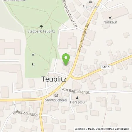 Standortübersicht der Tankstelle Energielösung GmbH in 93158 Teublitz