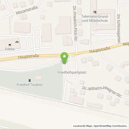 Standortübersicht der Tankstelle Energielösung GmbH in 93158 Teublitz