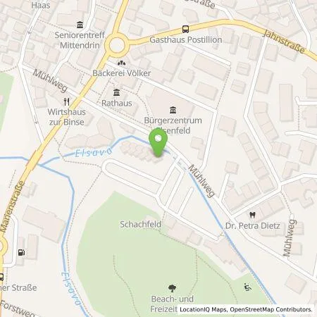 Standortübersicht der Tankstelle Energielösung GmbH in 63820 Elsenfeld