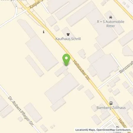 Standortübersicht der Tankstelle Charge-ON in 96052 Bamberg