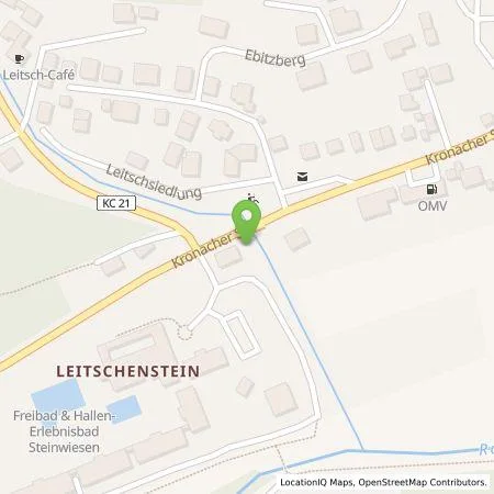 Standortübersicht der Tankstelle Energielösung GmbH in 96349 Steinwiesen