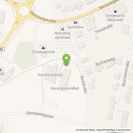 Standortübersicht der Tankstelle Energielösung GmbH in 96361 Steinbach am Wald