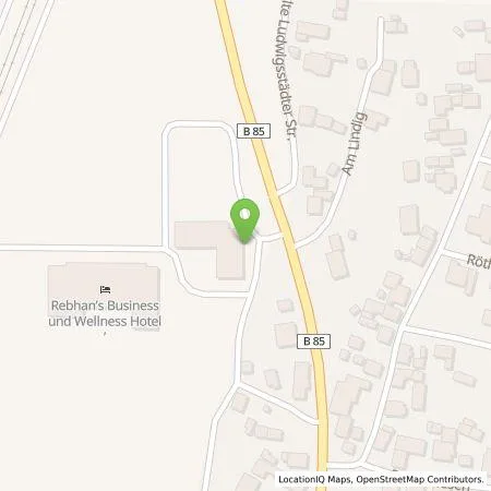 Standortübersicht der Tankstelle Energielösung GmbH in 96342 Stockheim