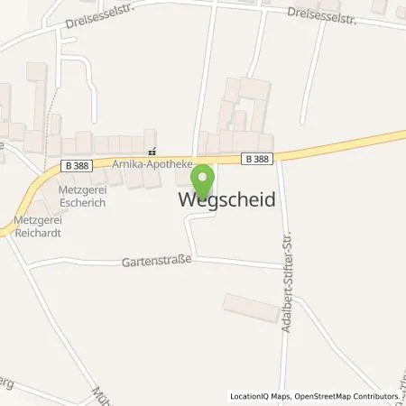 Standortübersicht der Tankstelle Energielösung GmbH in 94110 Wegscheid