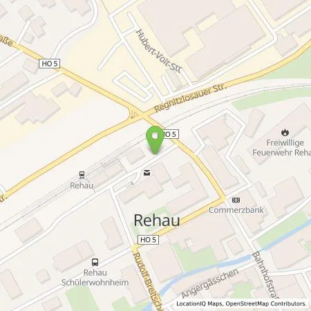 Standortübersicht der Tankstelle Energielösung GmbH in 95111 Rehau