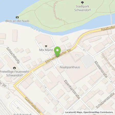 Standortübersicht der Tankstelle Energielösung GmbH in 92421 Schwandorf