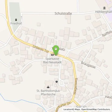 Standortübersicht der Tankstelle Energielösung GmbH in 97633 Sulzfeld im Grabfeld