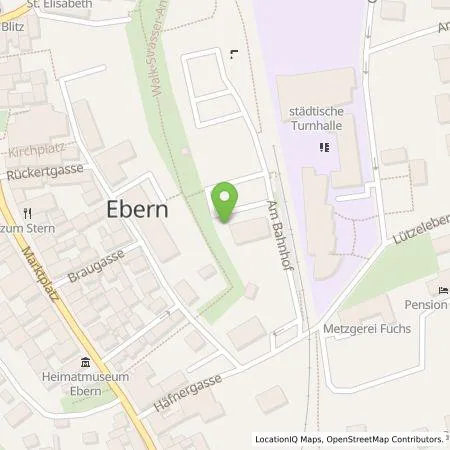 Standortübersicht der Tankstelle Energielösung GmbH in 96106 Ebern
