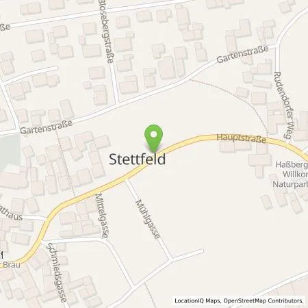 Standortübersicht der Tankstelle Energielösung GmbH in 96188 Stettfeld