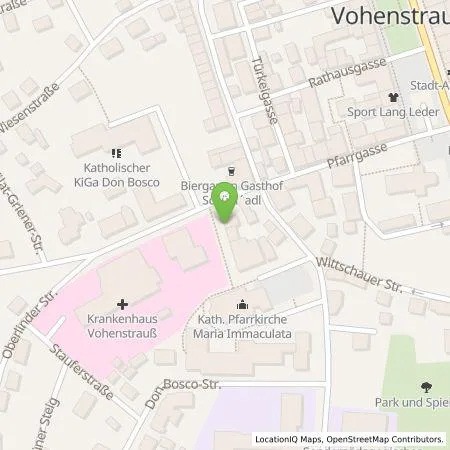 Standortübersicht der Tankstelle Energielösung GmbH in 92648 Vohenstrauß